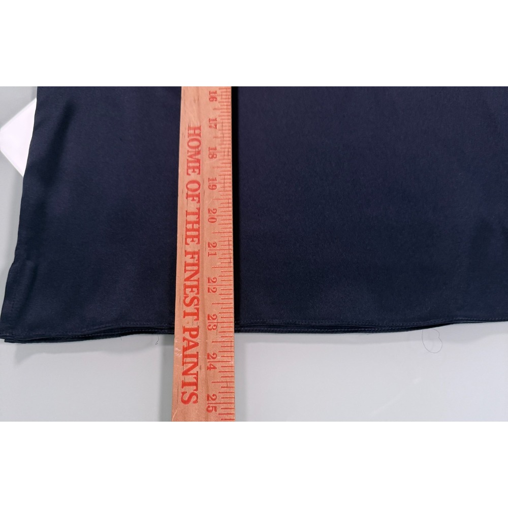 Brooks Brothers 100% Silk Navy Blue Sleeveless Blouse Shell Top Keyhole Womens-8 - Picture 11 of 11